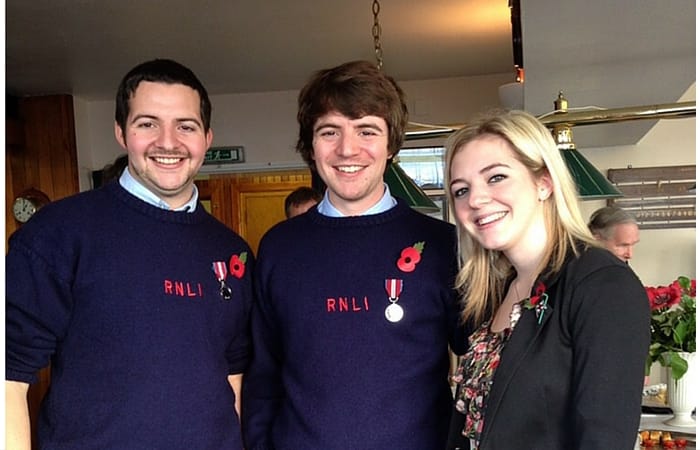 Dave and Julie Whiteley's family, James, Dan and Rosalind