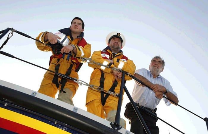 Three generations: James Whiteley, left; father Dave, centre; and grandfather Reginald 'Tank' Whiteley