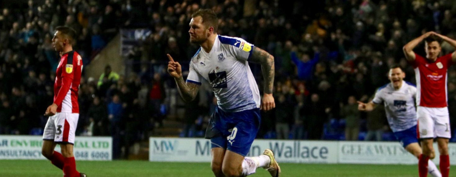 Tranmere maintain promotion push with win against Crewe