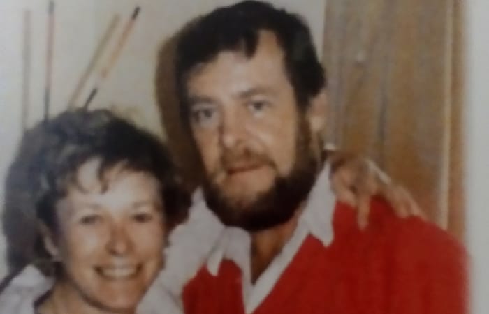 Anne and John Farrell in younger days