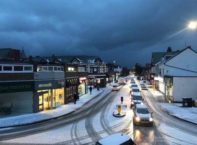 Ice-bomb causes chaos in West Kirby