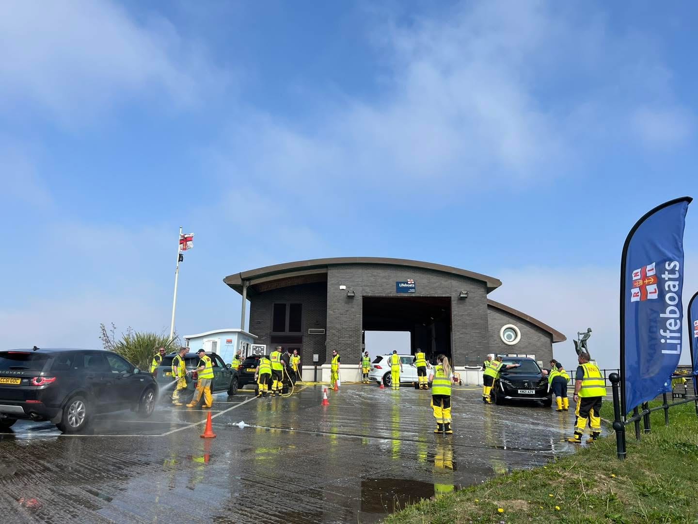 Hoylake lifeboat annual car wash fundraiser this weekend