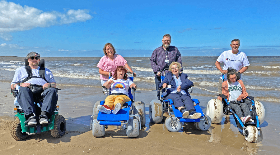 Beach wheelchairs available for free hire in West Kirby