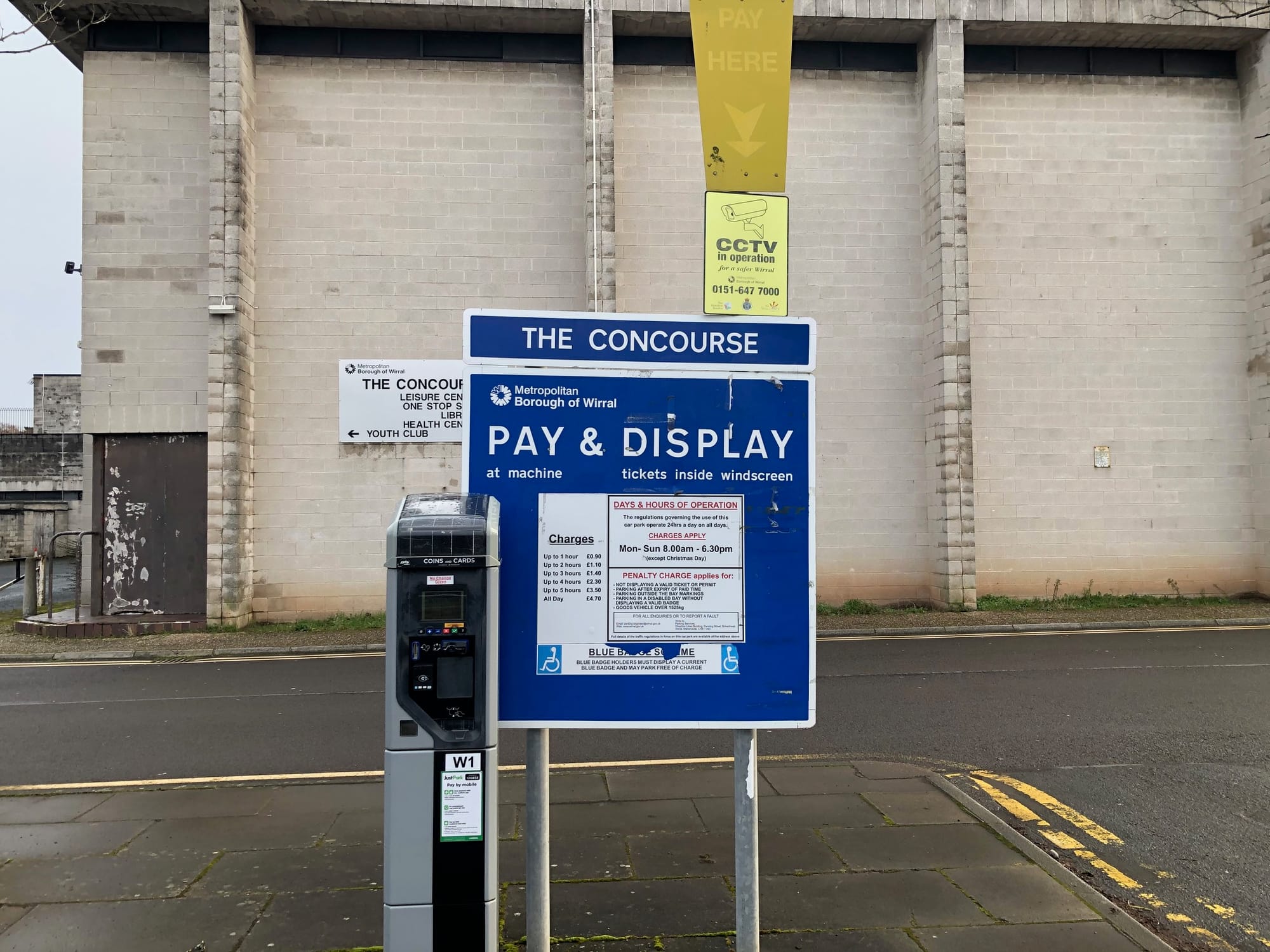 Car parking charges lifted for one day