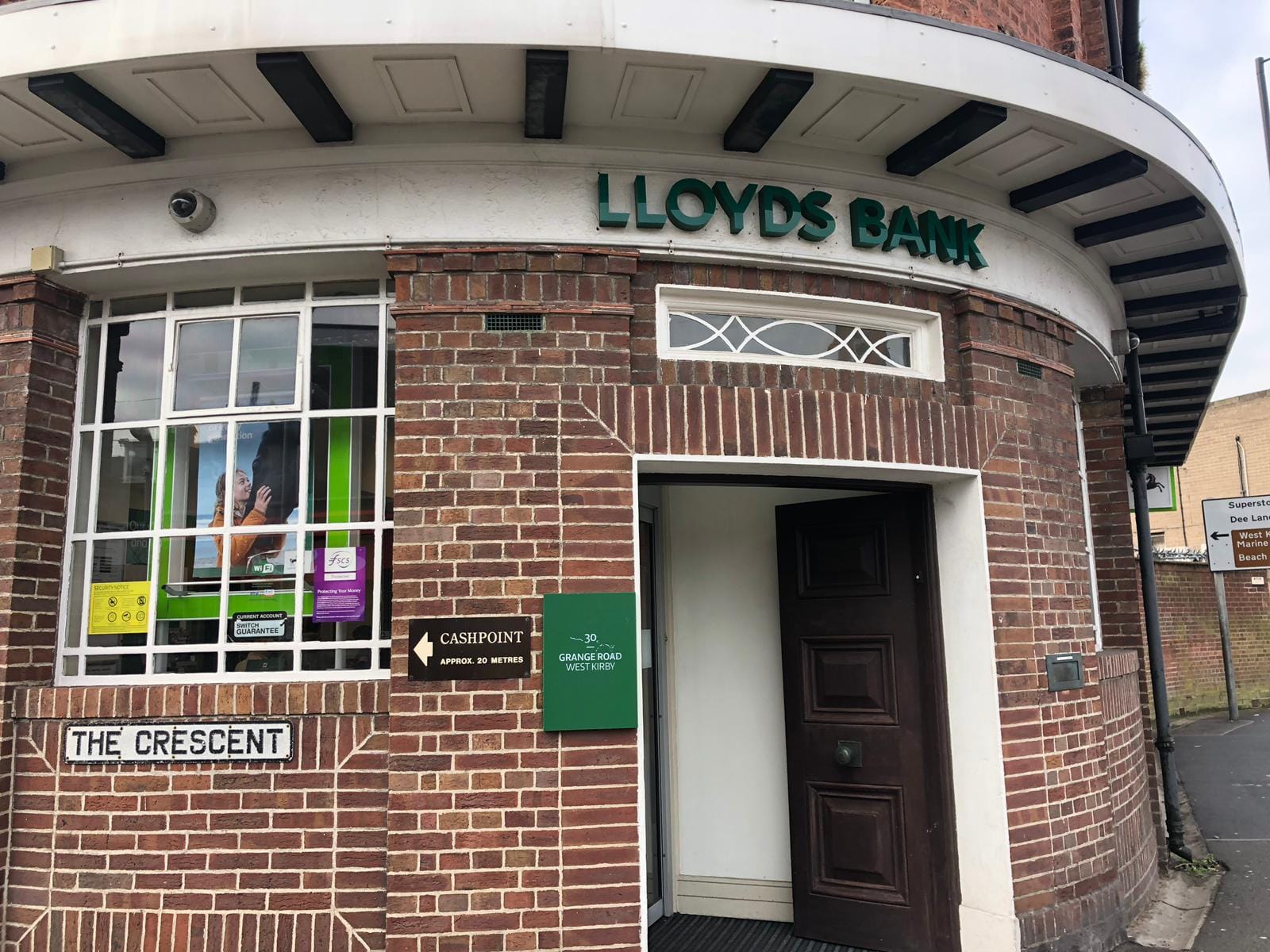 Lloyds Bank to close West Kirby branch