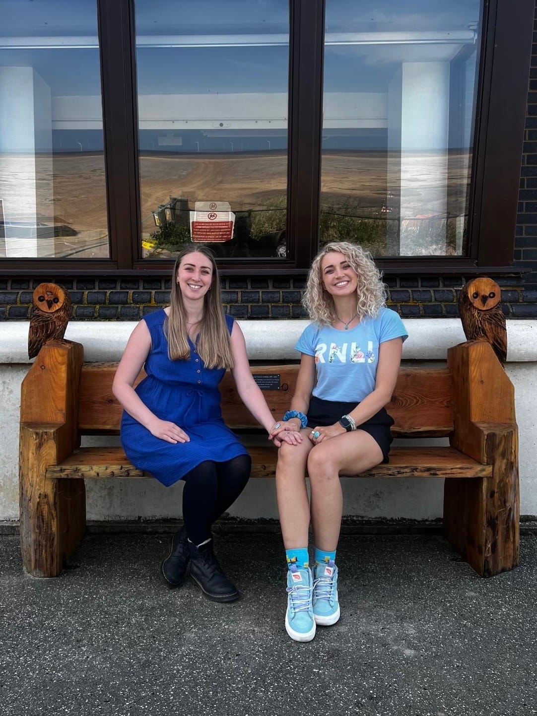Memorial bench dedicated to man who drowned swimming off the coast