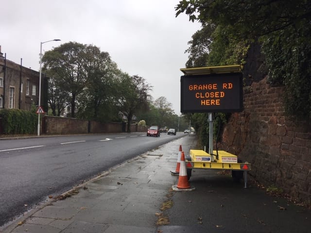 West Kirby main road partially closed for improvement work