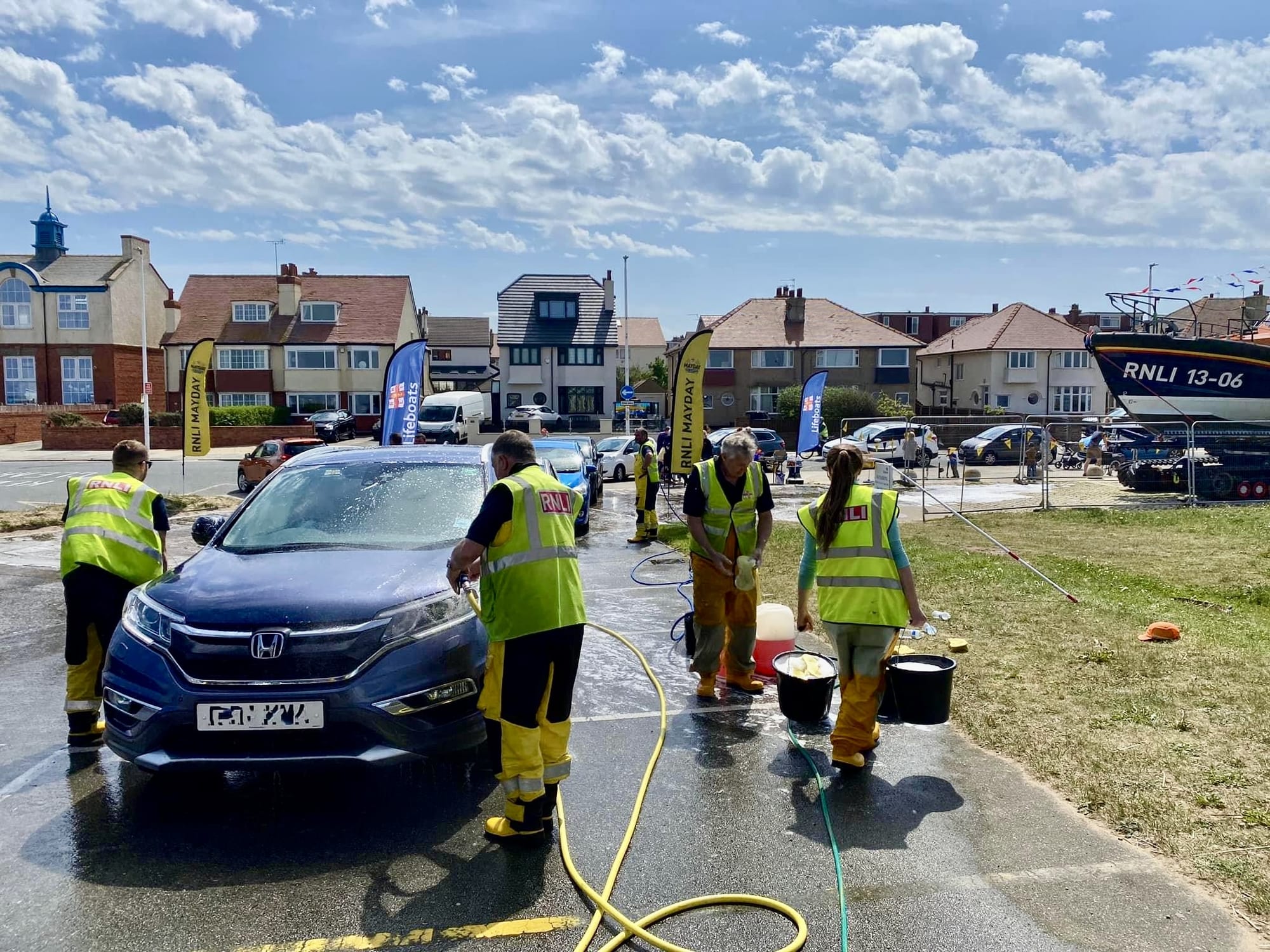 Hoylake lifeboat crew's annual fundraising car wash to take place