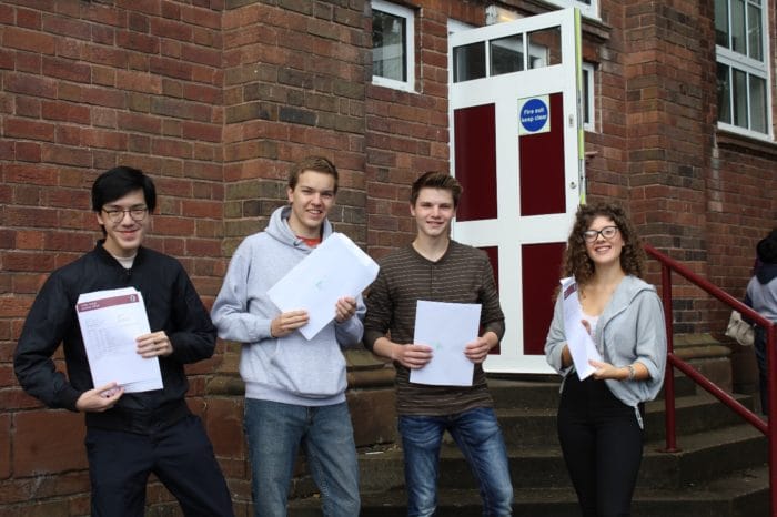 Calday Grange Grammar School pupils celebrate A Level results