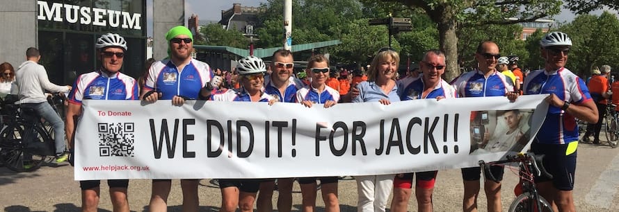 Cyclists take on epic 561km challenge in memory of Caldy teenager