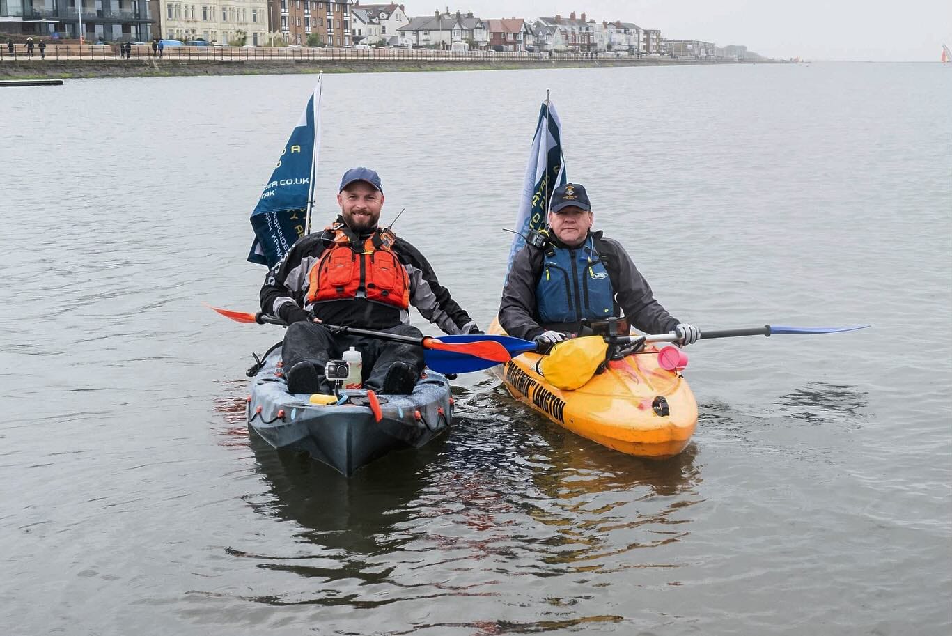 24 hour kayak raises money for a defibrillator for sea cadets