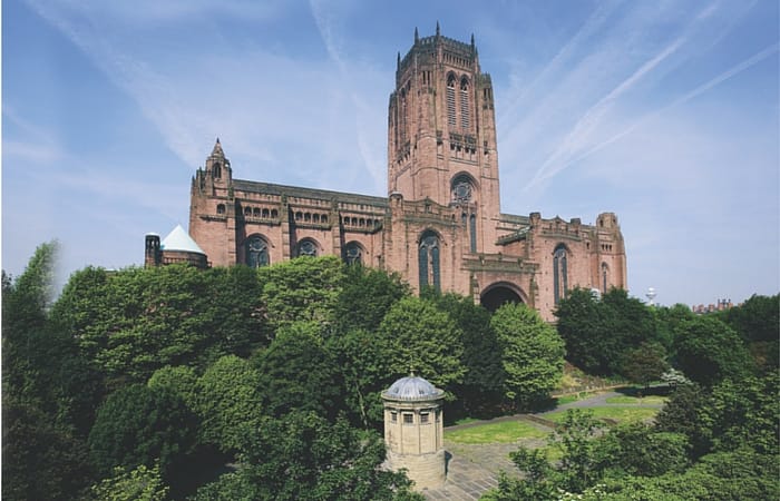 Liverpool Cathedral: setting for the charity sleep-out