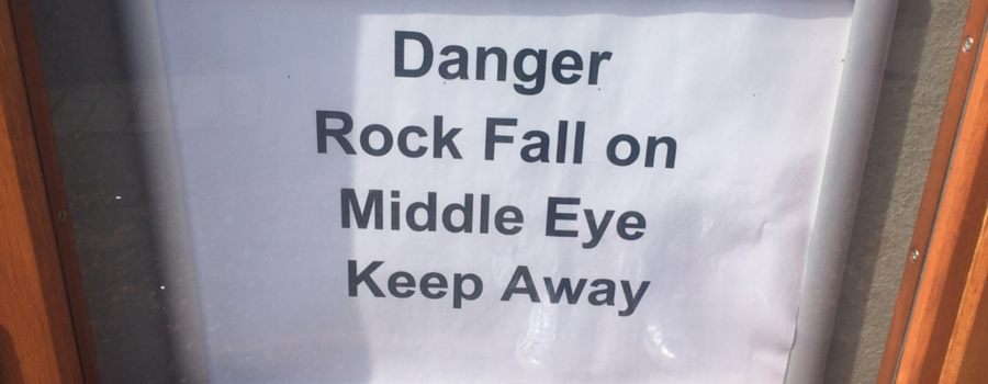 Coastguard issues warning following cliff collapse