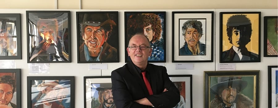 Artist's spectacular West Kirby birthday tribute to Bob Dylan