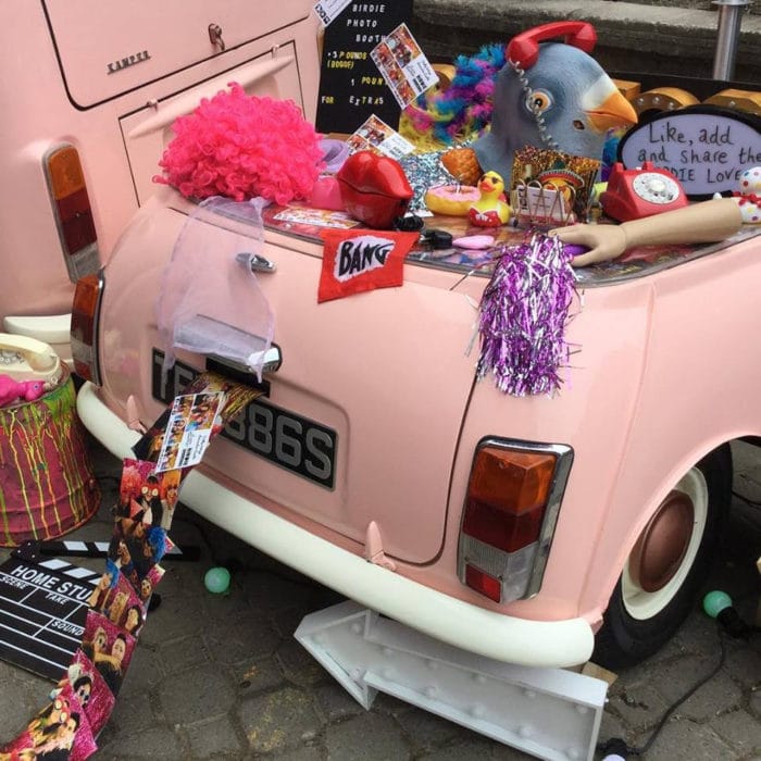 Say Cheese: Photobooth ‘BIRDIE’ will be on site for the weekend!