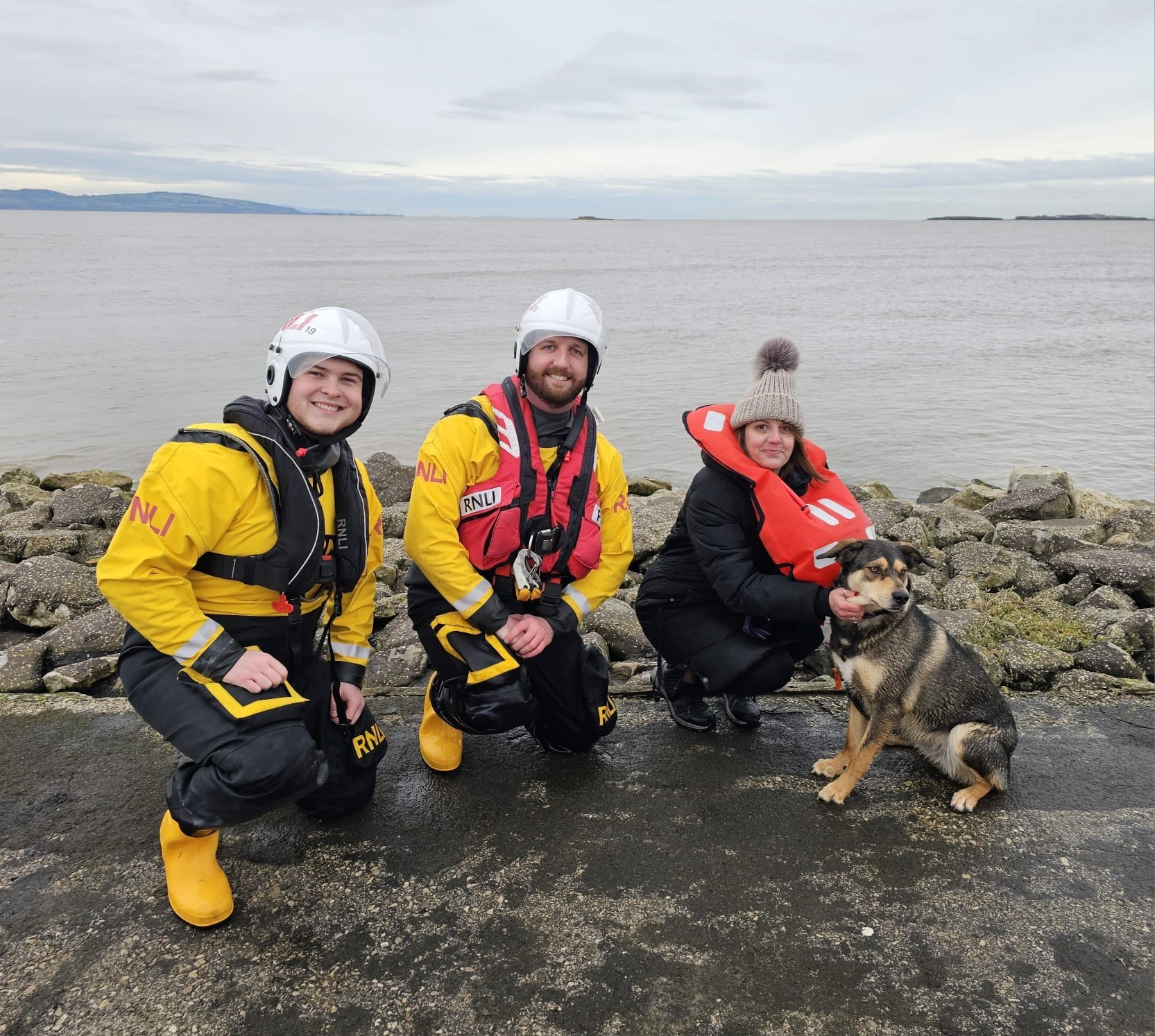 Walker and two dogs rescued in first shout of 2025 for West Kirby lifeboat