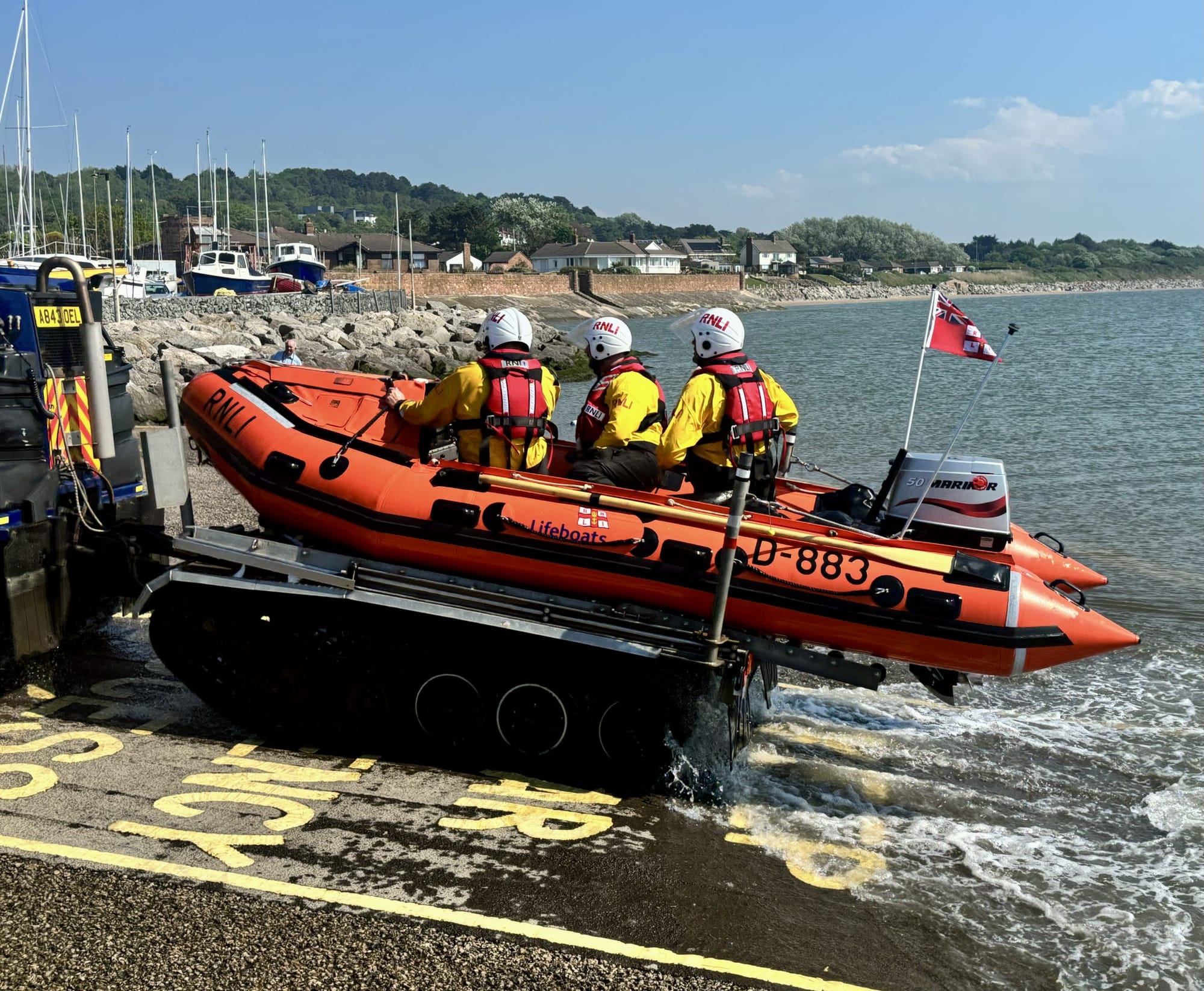 Water safety warning after pair rescued while using inflatable crocodile