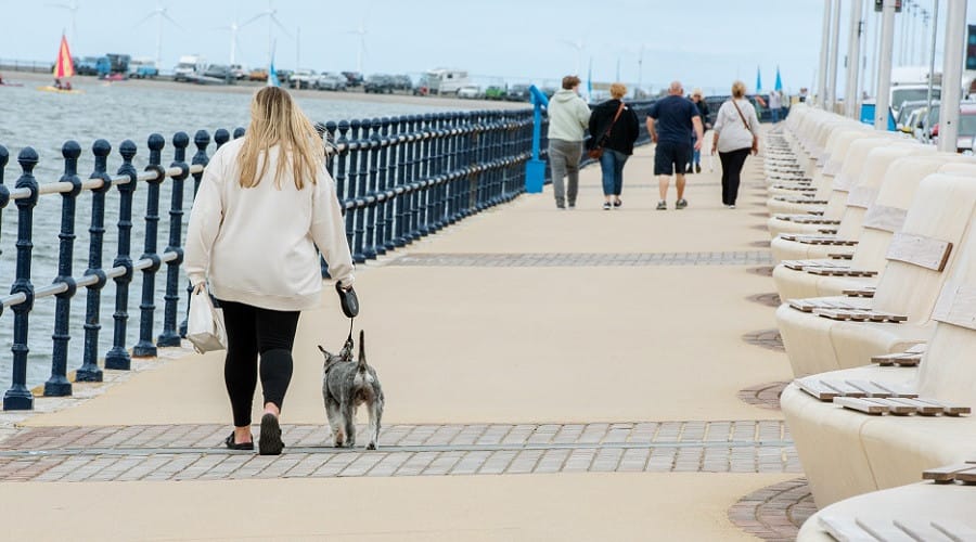'Strong, witty and appropriately joyful' - West Kirby's flood wall wins design award