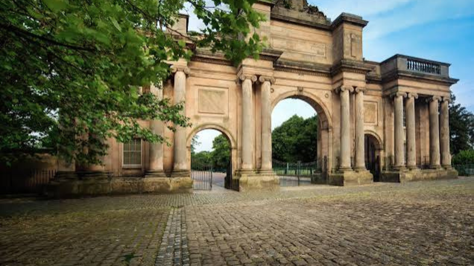 Birkenhead Park, one of the entrances.