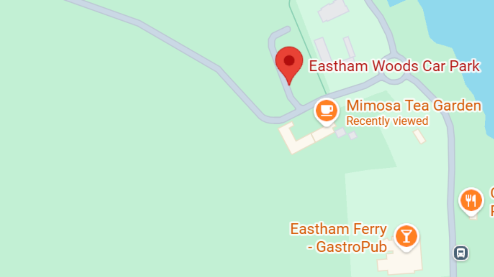 Eastham Car Park map loation