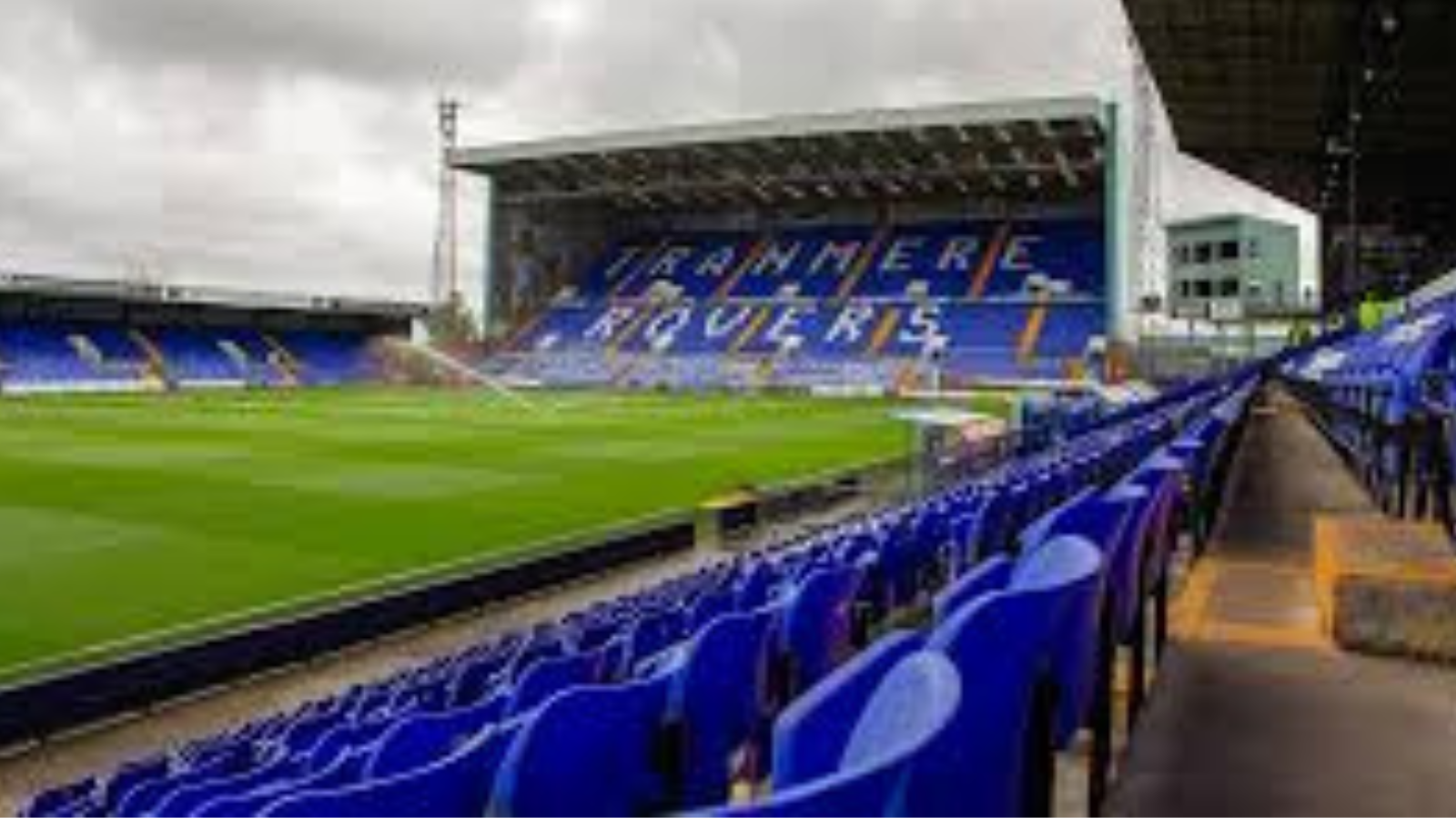 Tranmere Rovers' Prenton Park stadium. 