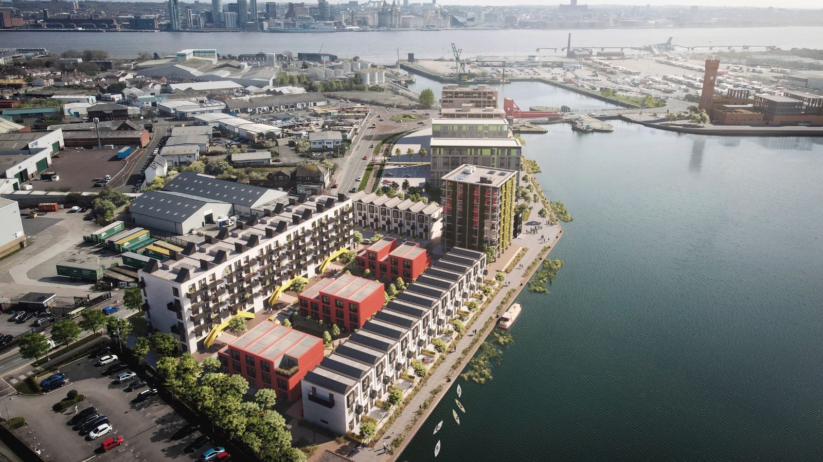 Redbridge Quay aerial photo