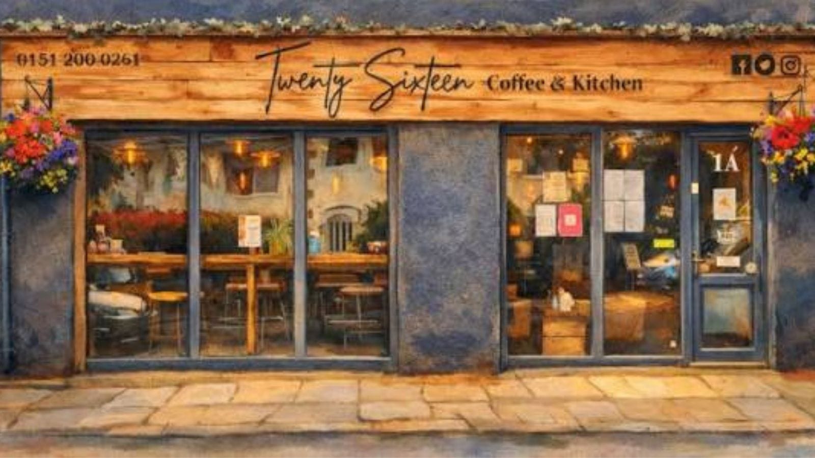 Twenty Sixteen Coffee and Kitchen, Oxton.