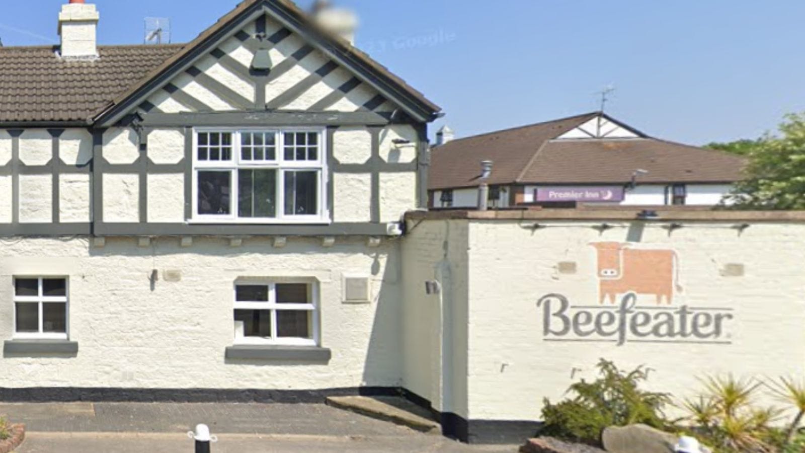 The Glegg Arms Beefeater Pub, Heswall, when it was open.