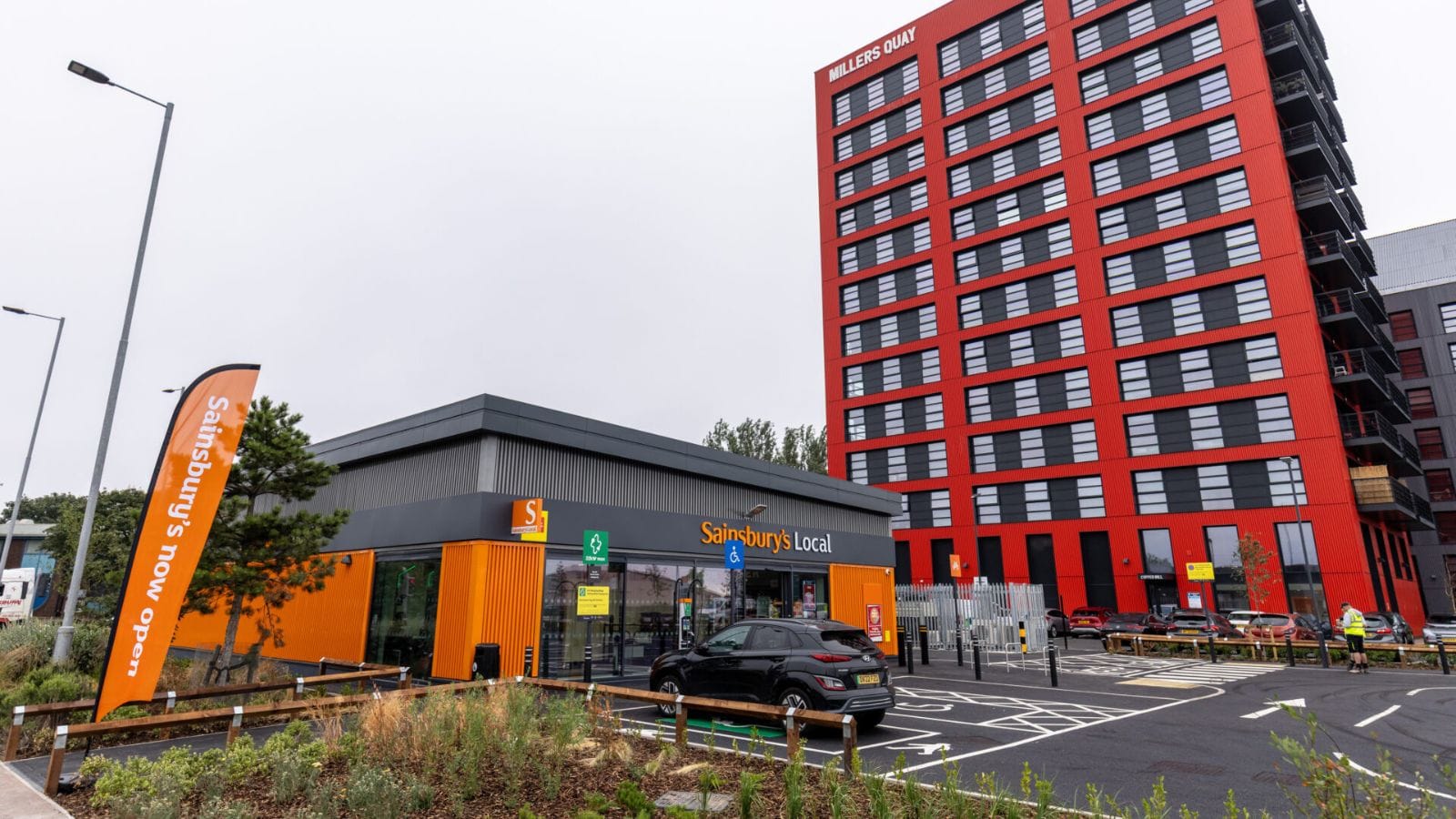 The new Sainsbury's at Millers Quay.