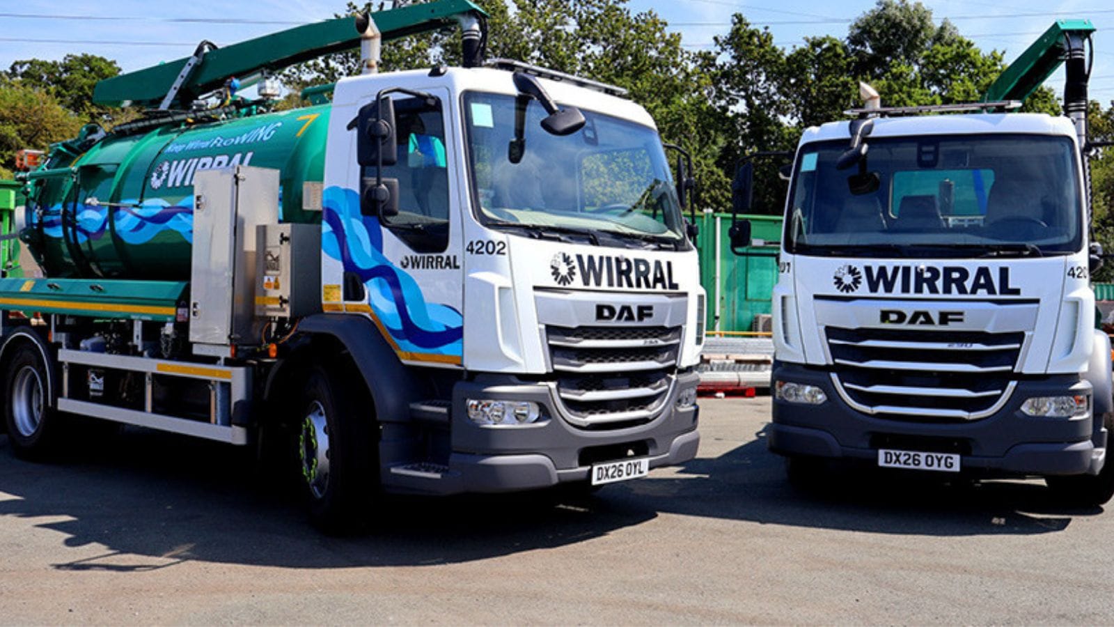 Gully cleaning machines/trucks provided by Wirral Council in new photo