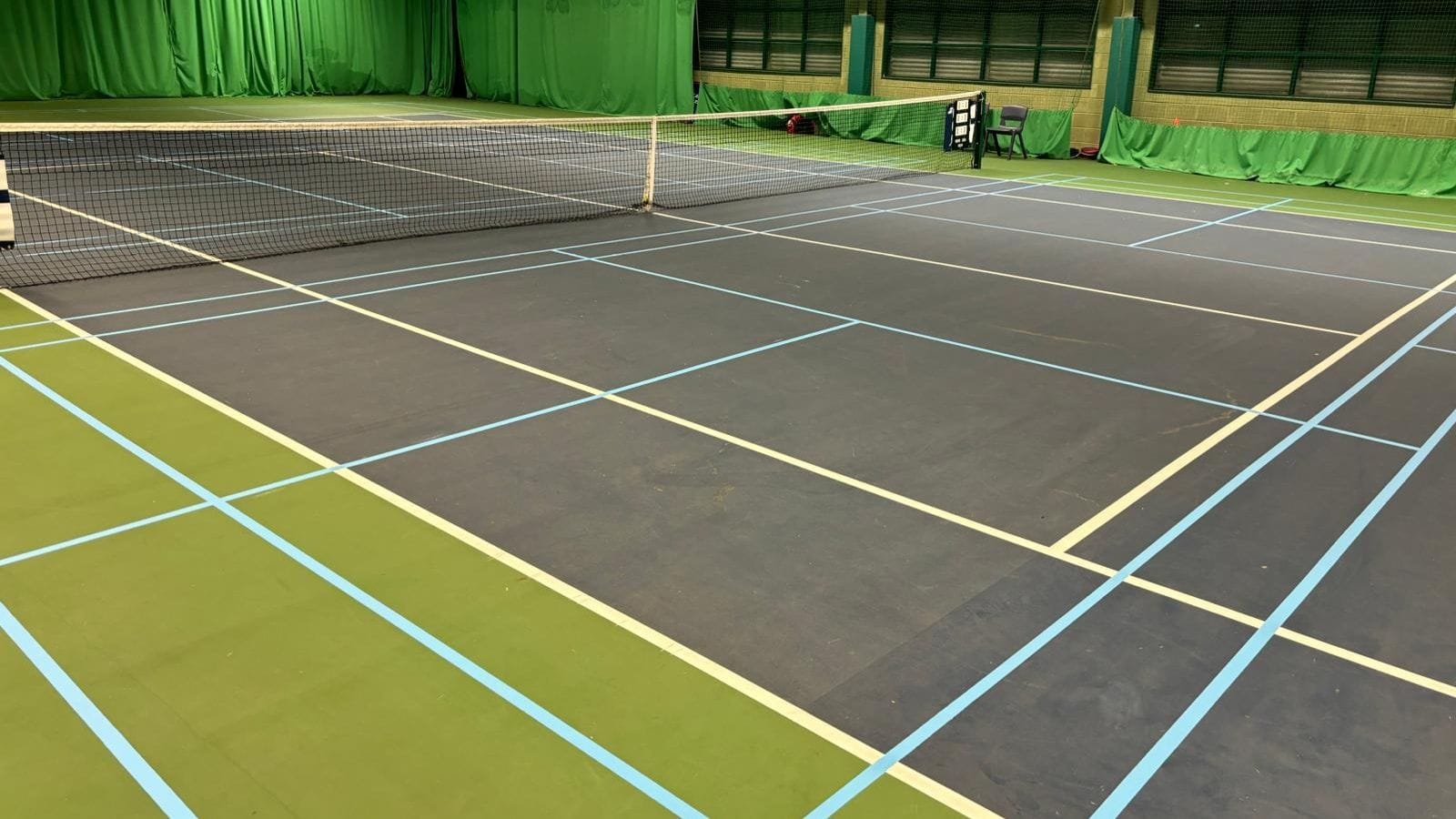Bidston Sports and Activity Centre's indoor tennis cour