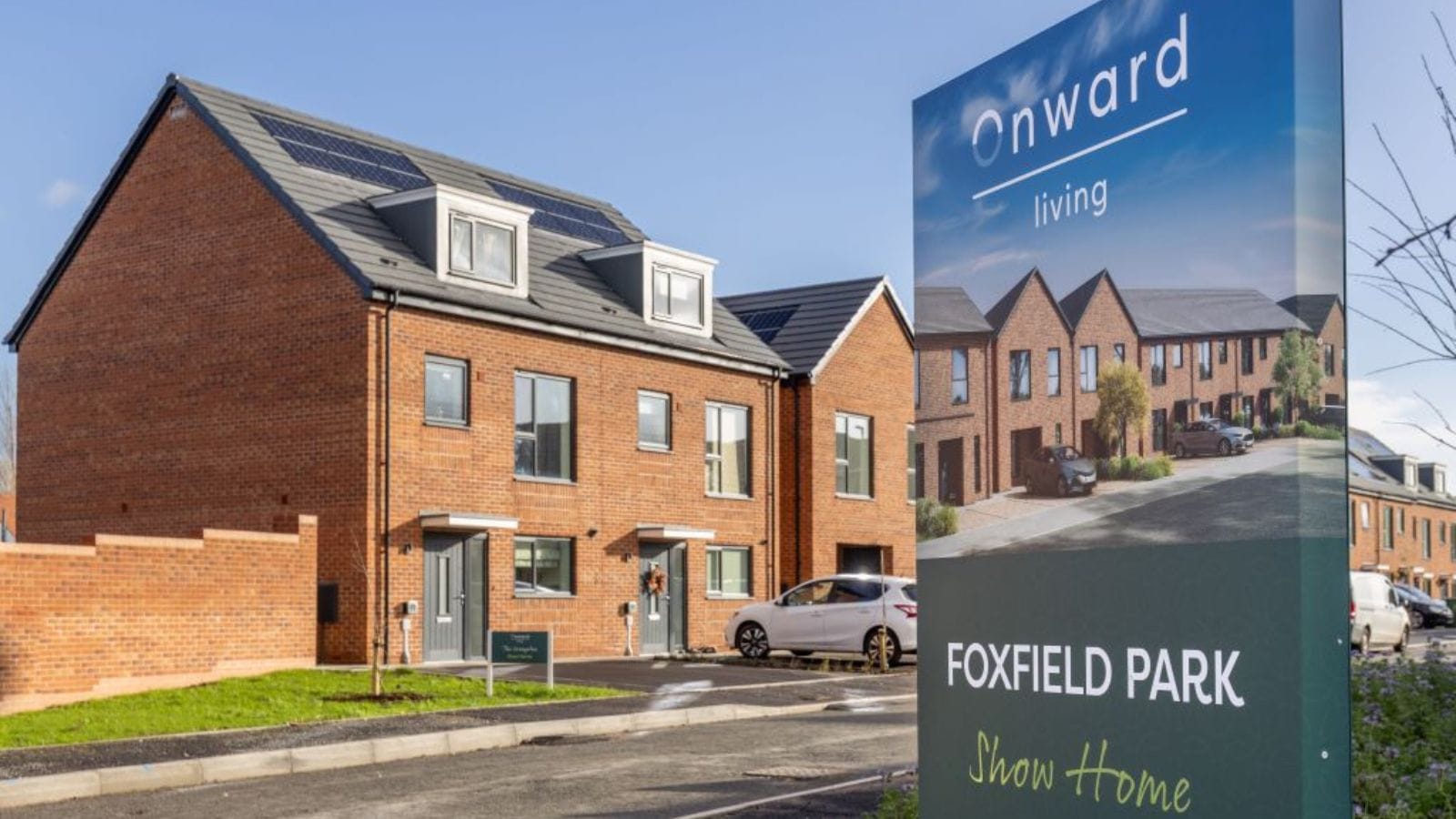 The new development, Moreton.