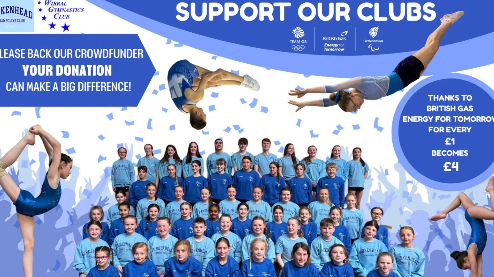 Birkenhead gymnastics clubs unite for £40,000 fundraising mission to improve hall