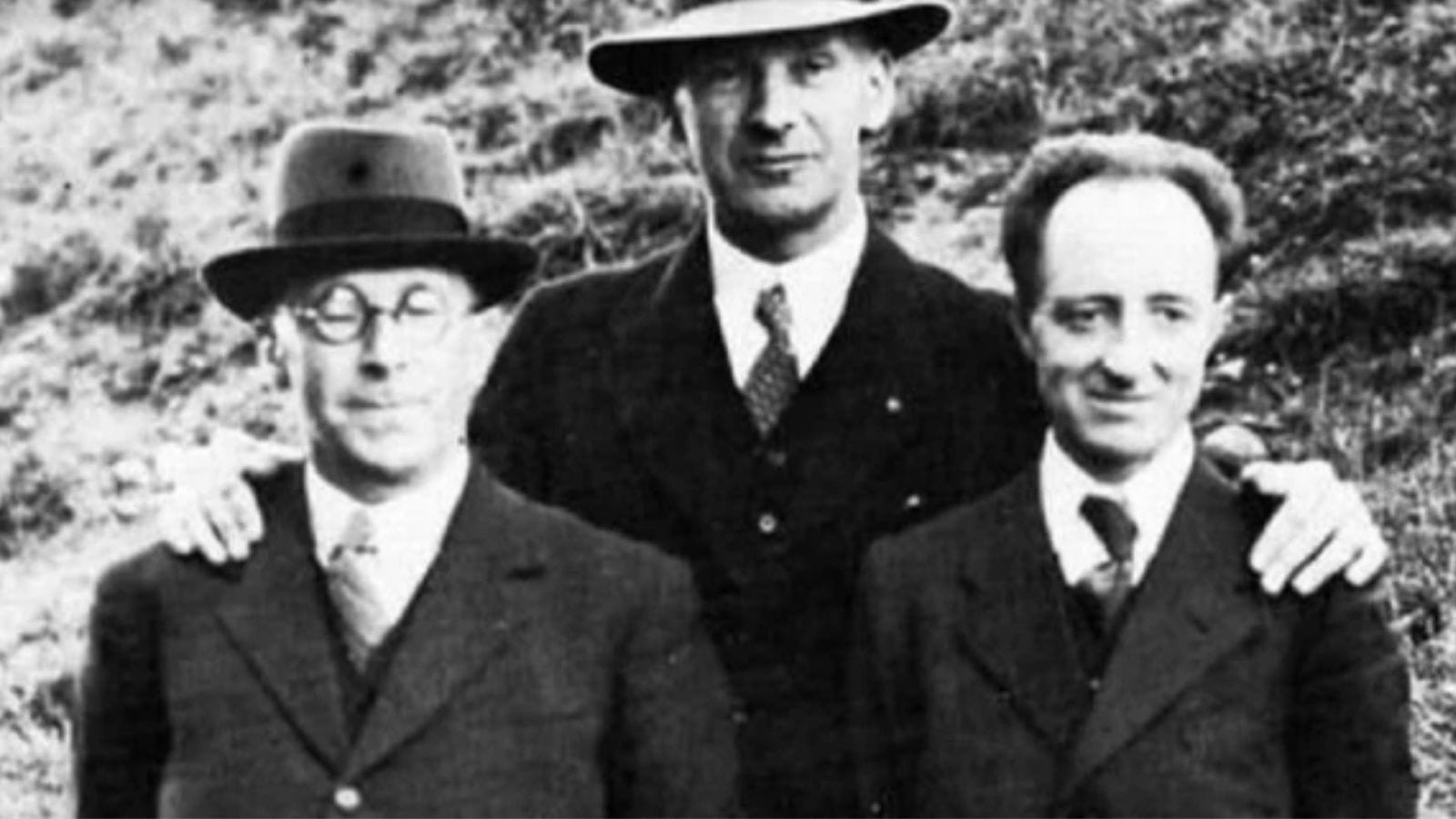 The three men involved in the RAF base burning.