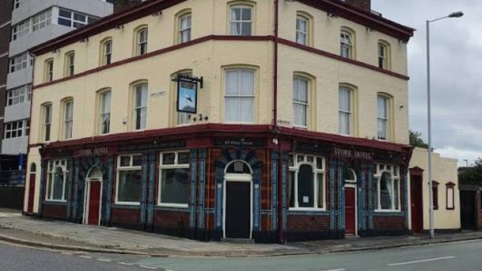 The Stork Hotel, Birkenhead pub.