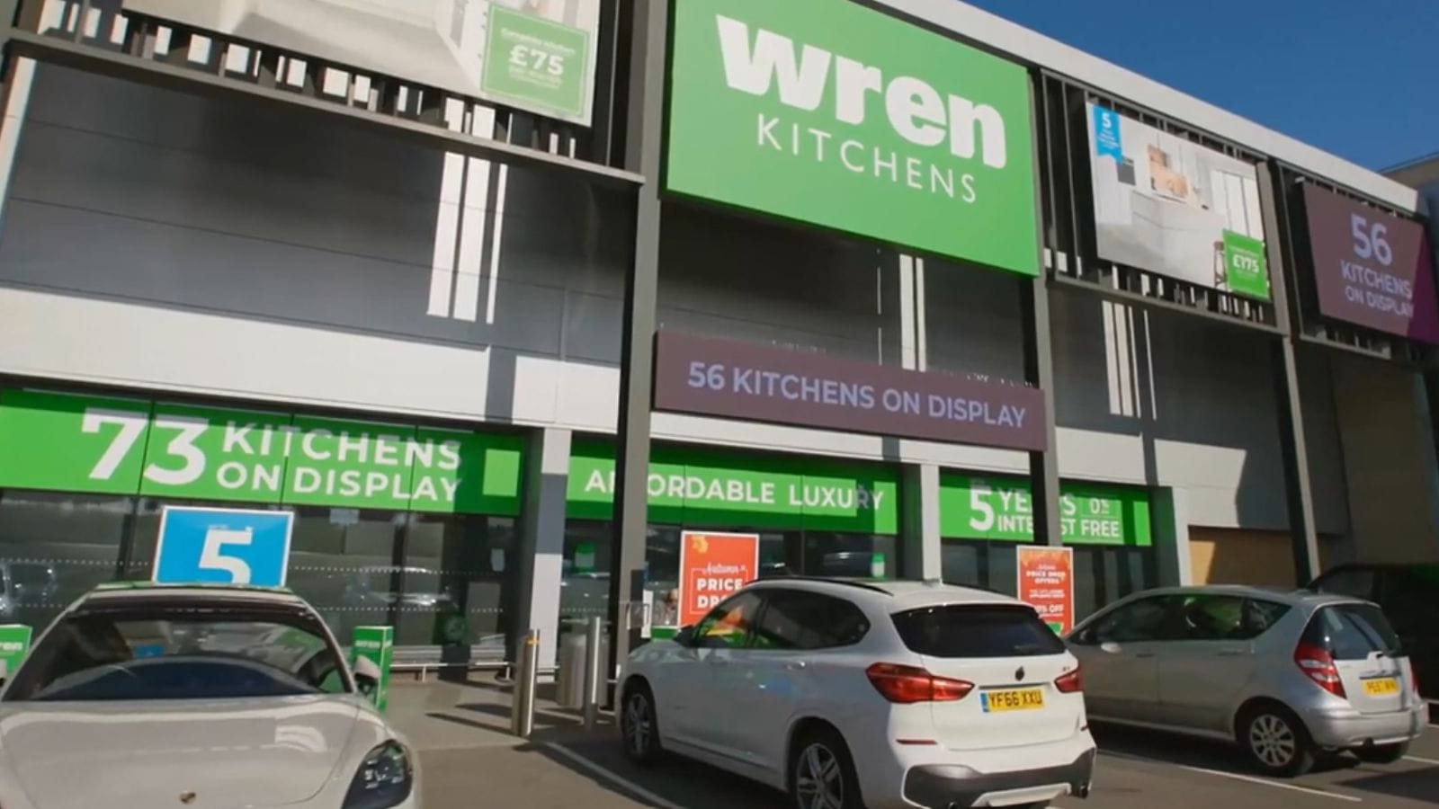 Wren Kitchens new store, Bromborough, Wirral.