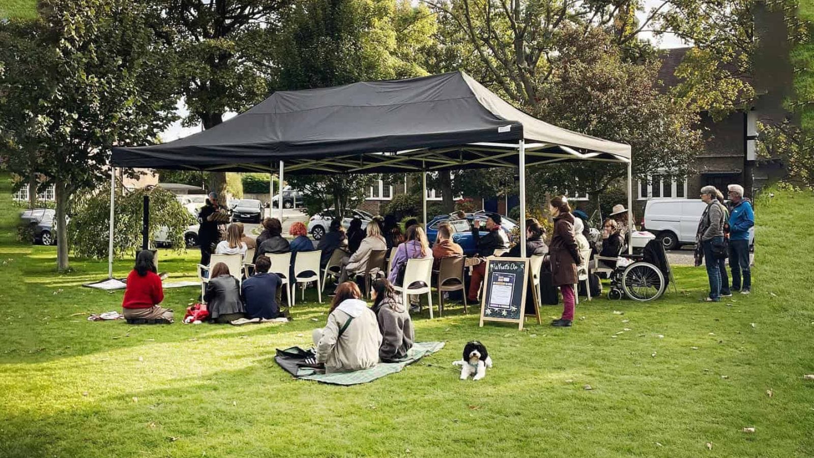 Wirral Poetry On The Green, Port Sunlight.