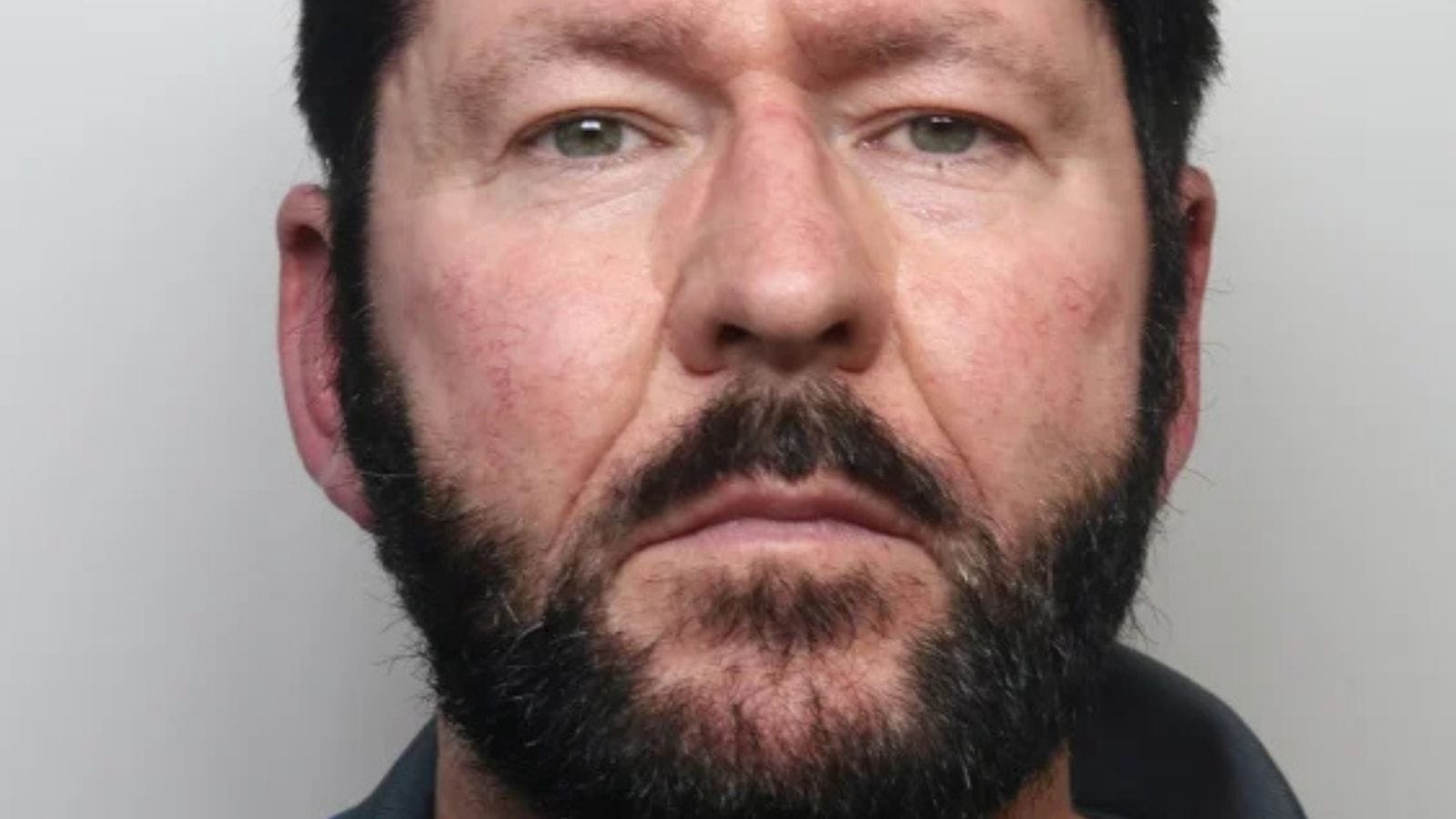 Wesley Hughes, 47, arrest photo by Staffordshire Police.