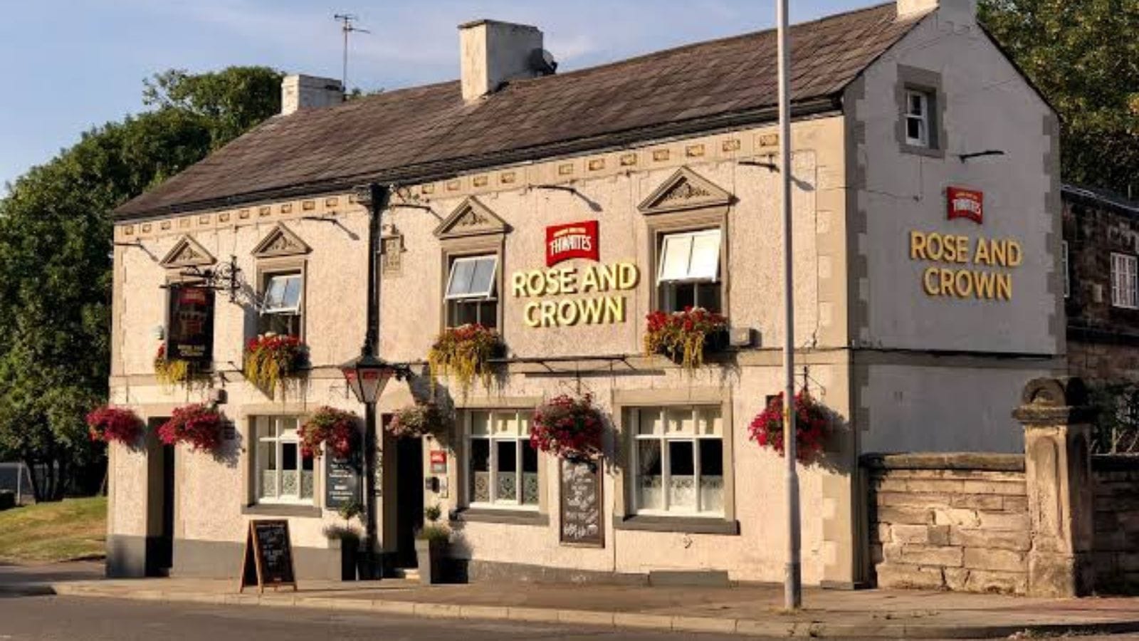 The Rose & Crown Pub in Bebington.