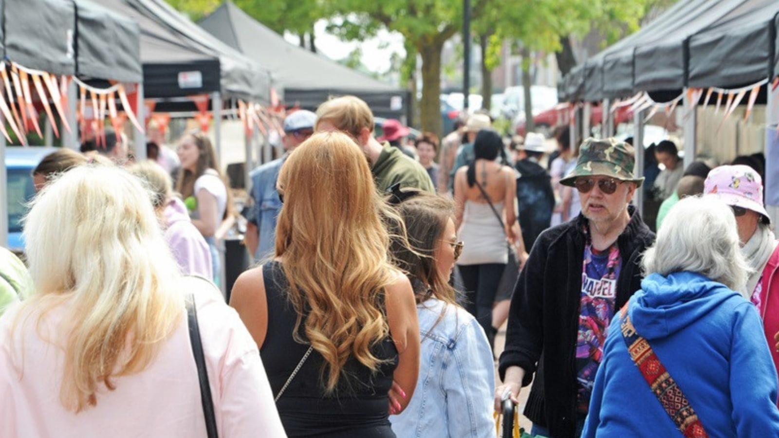 Wirral Youth Market shoppers