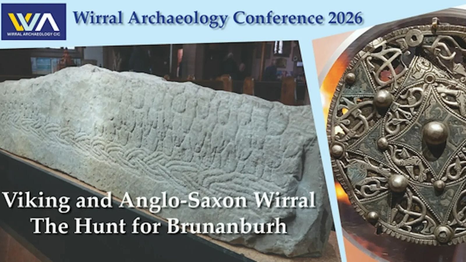 Poster for the Wirral Archaeology Conference 2026.
