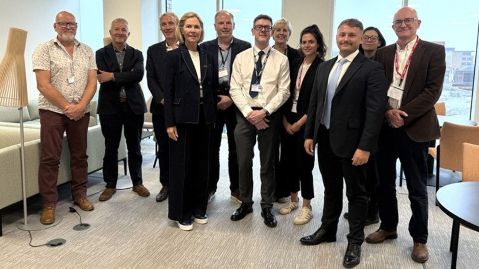 Members of The Place Partnership Board before their meeting.