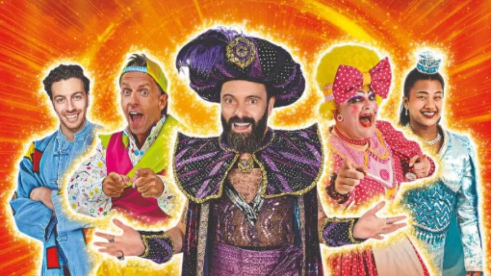 Poster for Aladdin at the Floral Pavilion. 