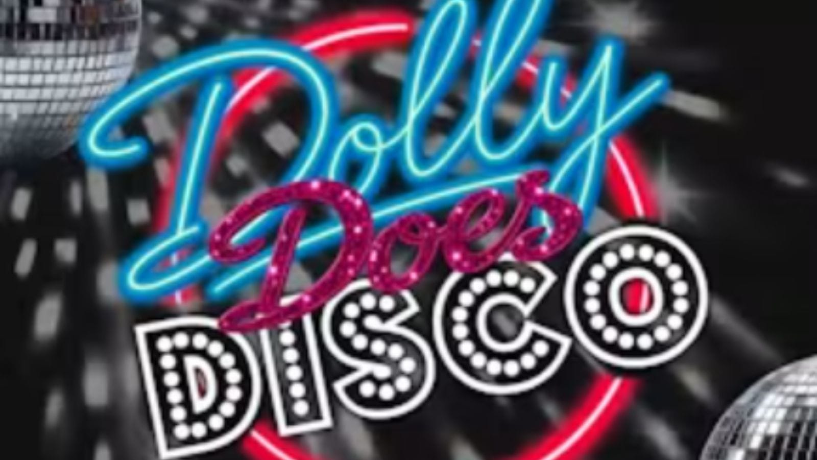 Dolly Does Disco event poster.