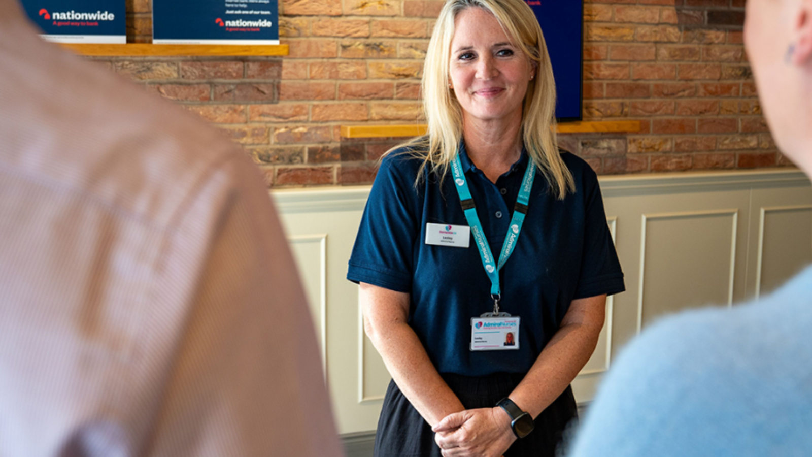 Nationwide press image of nurse.