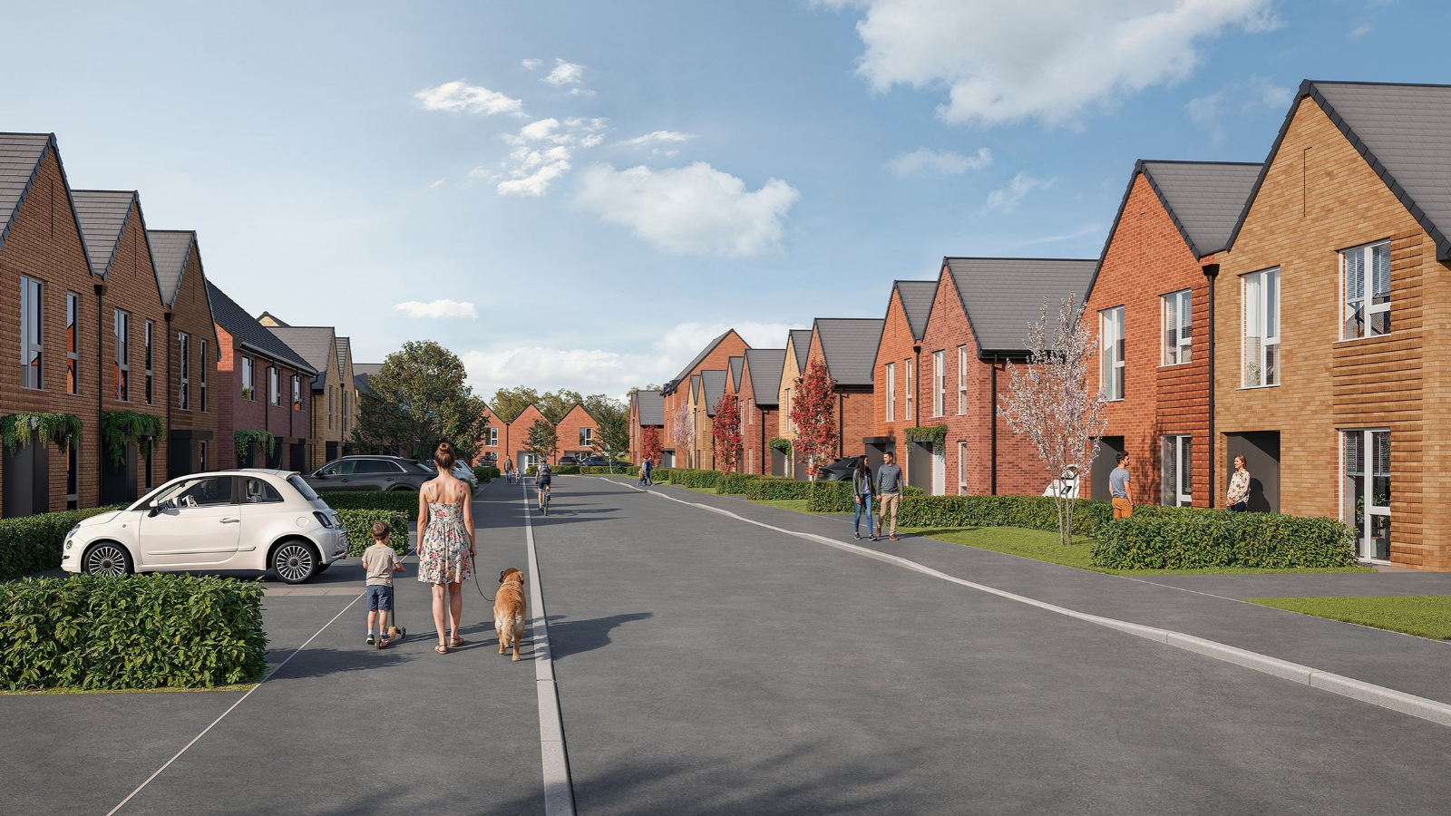 Concept of the houses on the Northstone development, Bromborough.