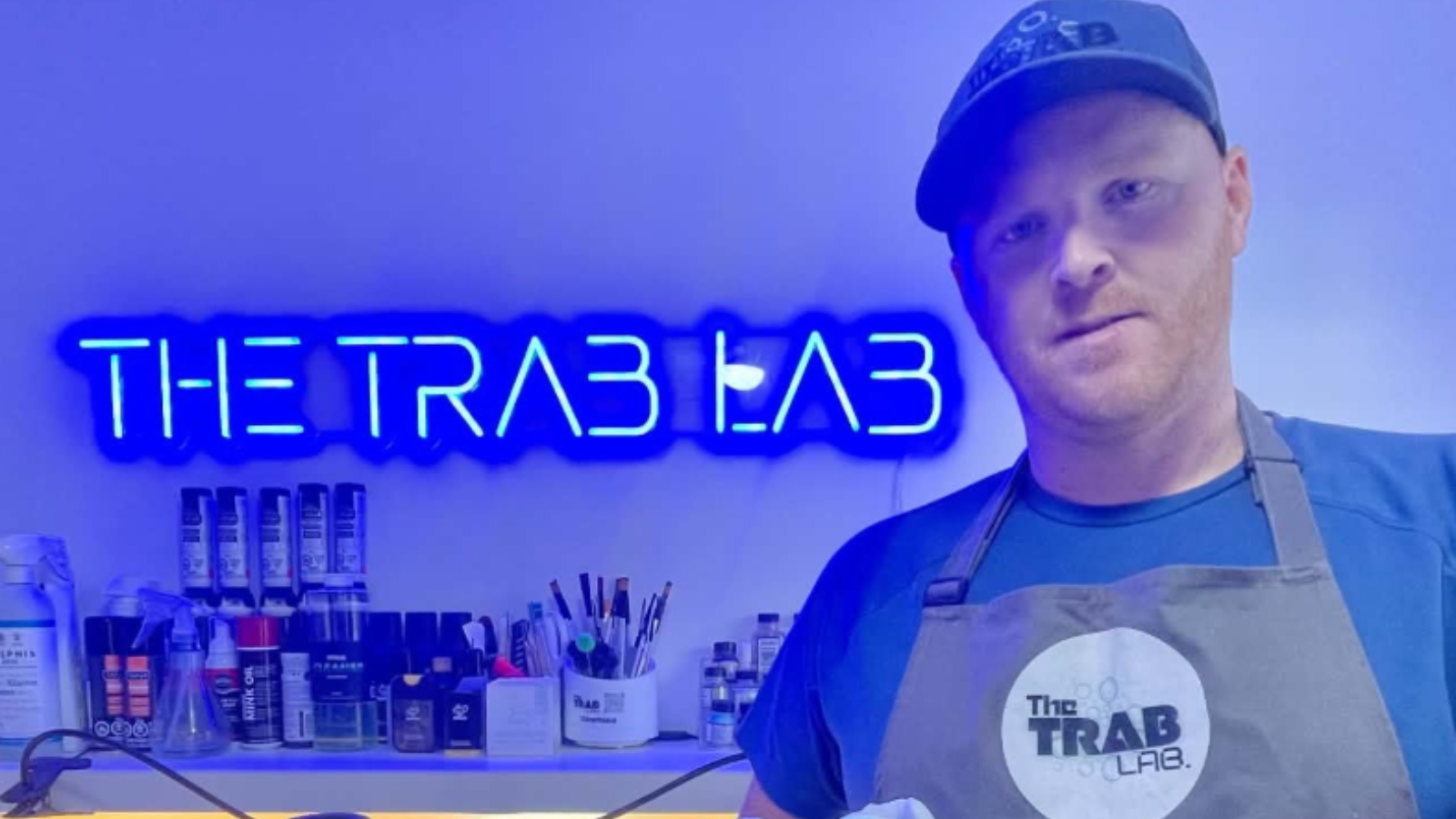 Brad Vernon at The Trab Lab.