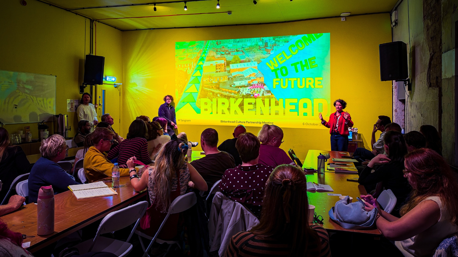 A Birkenhead Culture Partnership meeting.