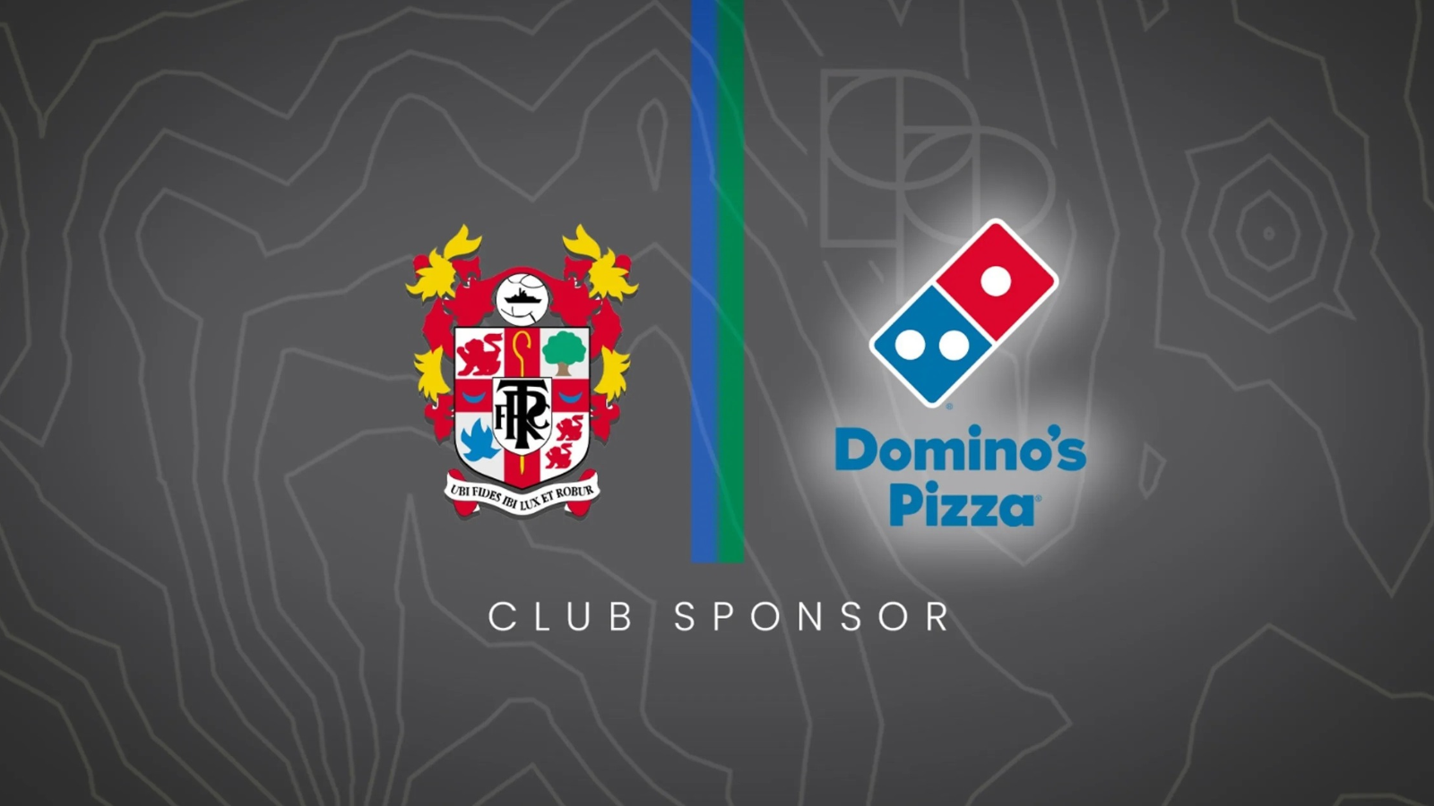 Tranmere Rovers FC's announcement with Domino's. 