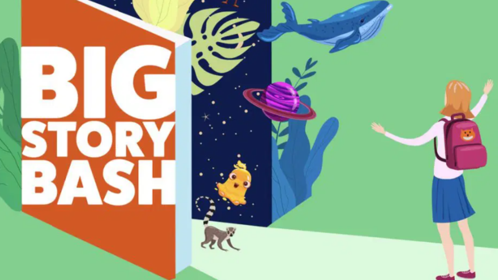 Poster for The Big Story Bash, Floral Pavilion. 